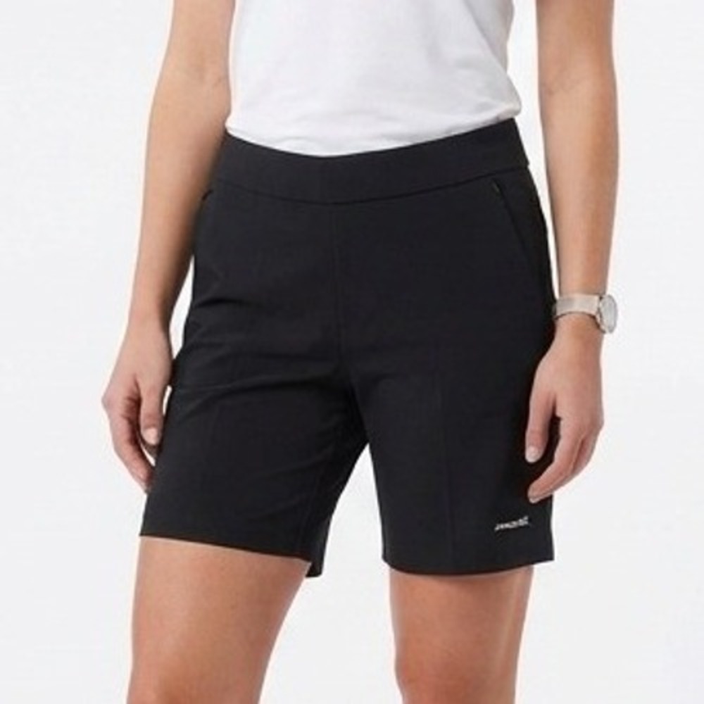 Annika Cutter and Buck Pull-On Golf Shorts Womens Medium Black Activewear